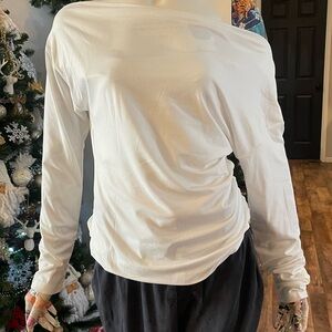 Elegant White Off-Shoulder Top